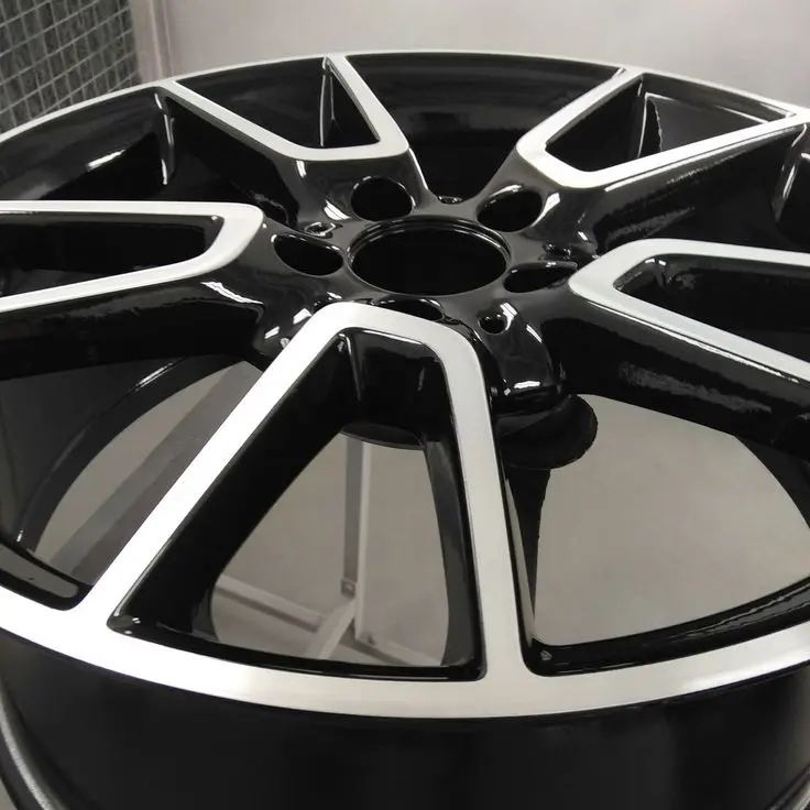 Diamond cut alloy wheel on premium car in Aberdeen