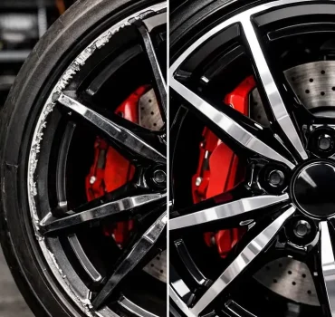 Cracked alloy wheel repair Altens Aberdeen